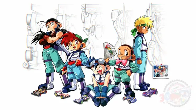 Bakusou Kyoudai Let’s & Go!! anime live wallpaper at 3840x2160.