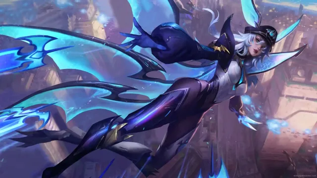 Battle Bat Xayah League of Legends 4K live wallpaper