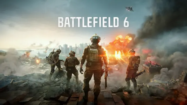 Battlefield 6 soldiers in a warzone-themed live wallpaper