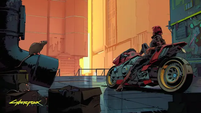 Cyberpunk 2077 game artwork presented as a futuristic live wallpaper