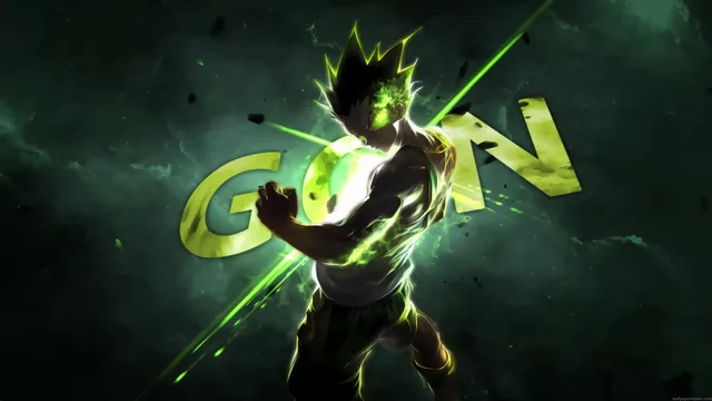 Gon Freecss rage-form Hunter x Hunter 4K anime live wallpaper.