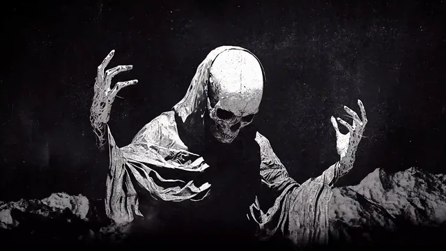 Shadow-themed fantasy art depicting a Grim Reaper