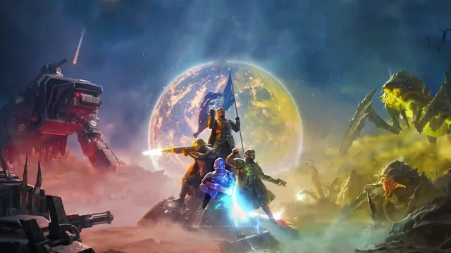 Helldivers 2 Freedom Surge live wallpaper in 4K