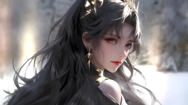 Ishtar Fate Grand Order 4K anime live wallpaper.