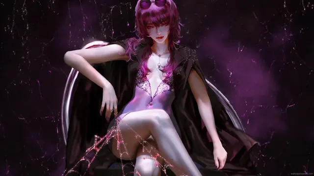 Kafka from Honkai: Star Rail featured on a 3840 × 2160 desktop background