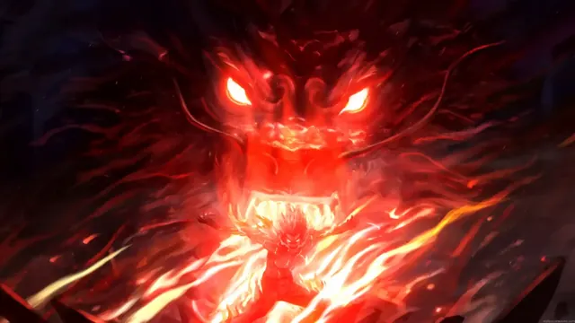 Might Guy using the Eight Inner Gates in a Naruto wallpaper
