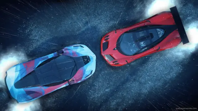 Pagani Huayra and Ferrari featured together in a live wallpaper