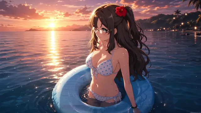 Rio Futaba in a Rascal Does Not Dream animated wallpaper