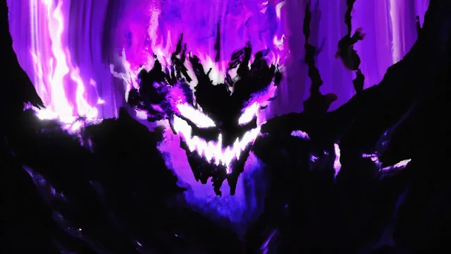 Dark Shadow Fiend Dota 2 composition displayed as a 4K live background