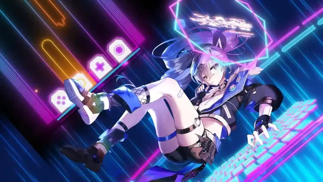 Silver Wolf featured in a Honkai Star Rail character wallpaper