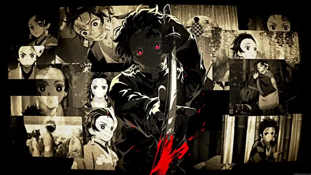 Tanjiro Kamado in a memory flashback Demon Slayer wallpaper